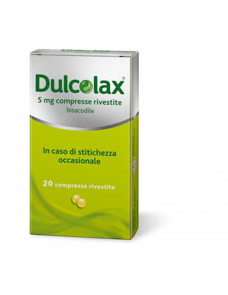 Dulcolax compresse contro la stitichezza occasionale 20 compresse rivestite 5 mg