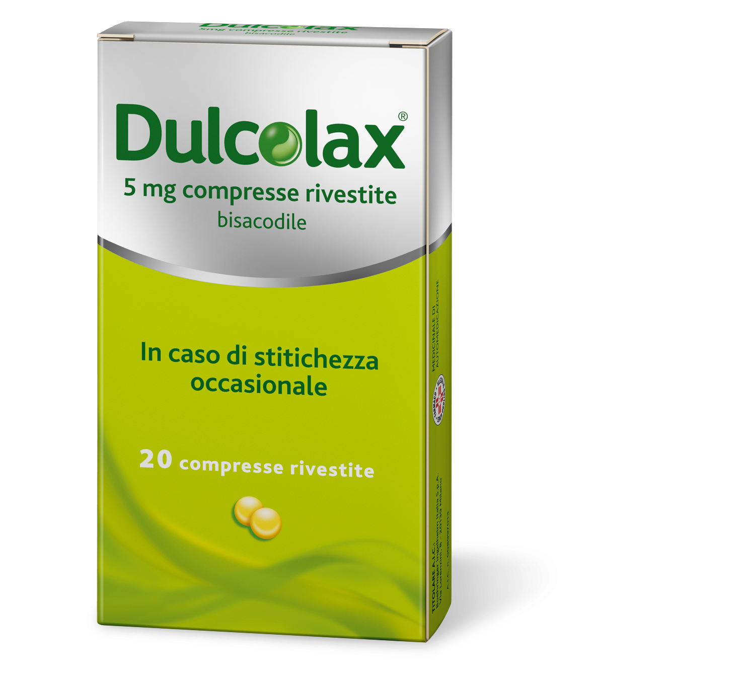 Image of Dulcolax compresse contro la stitichezza occasionale 20 compresse rivestite 5 mg cod085