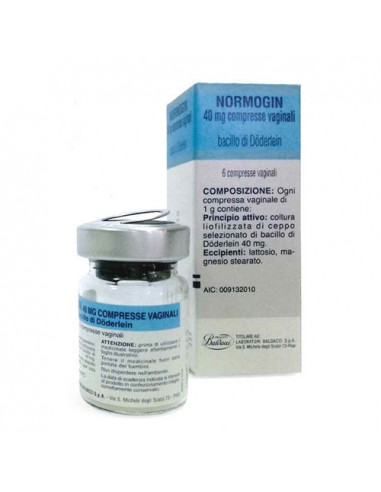 Normogin*6cpr vag 40mg