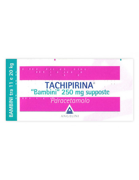 Tachipirina bambini 10 supposte 250mg