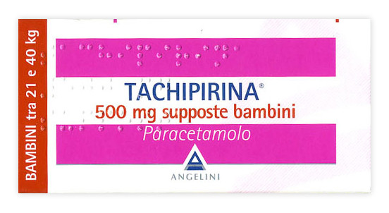 Image of Tachipirina bambini 10 supposte 500mg cod085