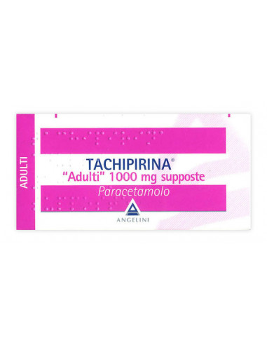 Tachipirina adulti 10 supposte 1000mg