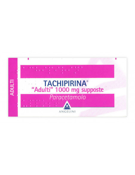 Tachipirina adulti 10 supposte 1000mg