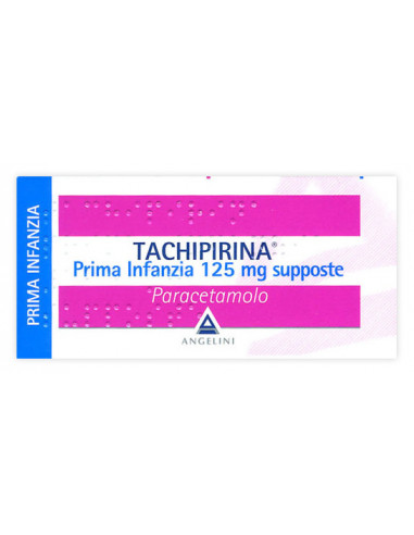TACHIPIRINA*PR INF 10SUP 125MG