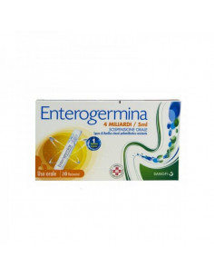 Enterogermina 4 miliardi/5 ml 20 flaconcini sospensione orale