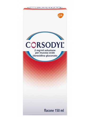 Corsodyl*soluz 150ml 200mg/100