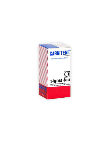 Carnitene per mancanza di l-carnitina soluzione orale 20ml 1,5g/5ml