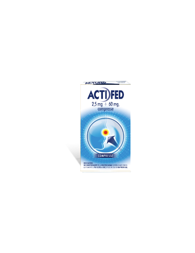 Actifed*12cpr 2,5mg+60mg