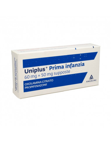 UNIPLUS*PRIMA INF 10SUPP 60MG piu