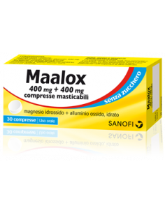 MAALOX*S Z 30 COMPRESSE LIMO400 piu 400MG