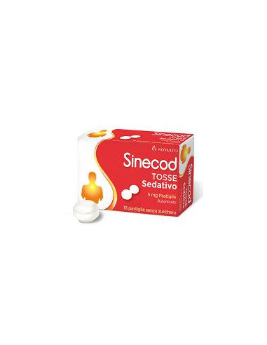 SINECOD TOSSE SED*18PAST 5MG