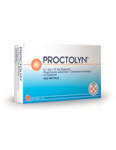 Proctolyn*10supp 0,1mg+10mg