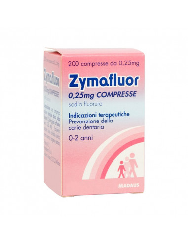 ZYMAFLUOR*200CPR 0,25MG