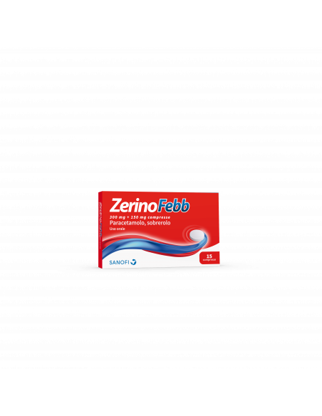 Zerinofebb*ad 15 compresse 300+150mg