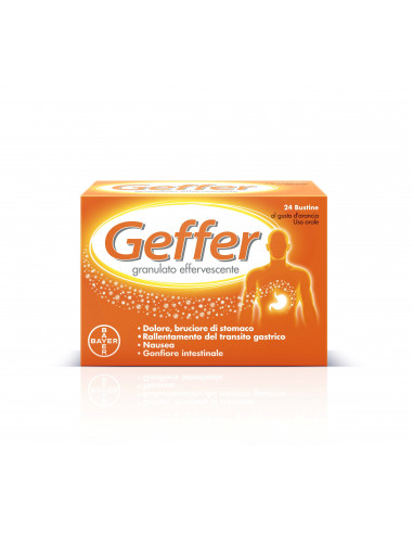 GEFFER GRANULATO EFFERVESCENTE 24 BUSTINE 5G