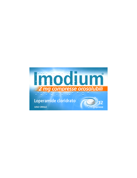 Imodium 12 compresse orosolubili 2mg