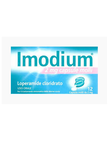 Imodium*12cps molli 2mg