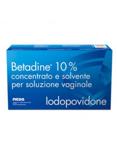Betadine soluzione vaginale 5 flaconi, 5 fiale 10ml, 5 cannule