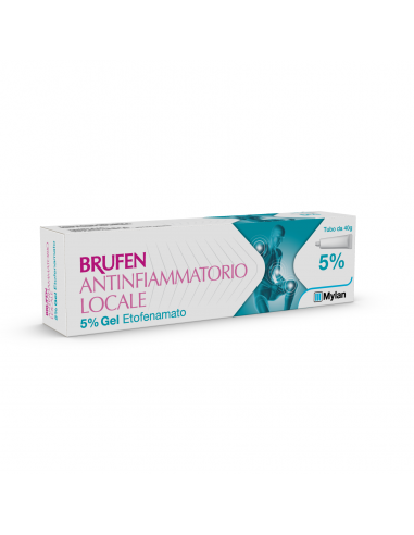 BRUFEN ANTINFIAMMAT*GEL 40G 5%