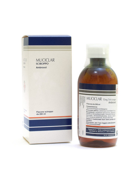 Muciclar*sciroppo 200ml 15mg/5ml