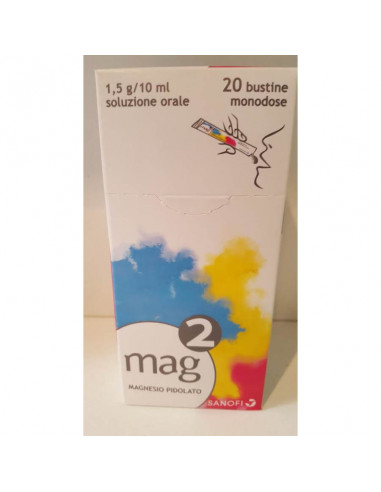 Mag 2*os soluz 20bust1,5g/10ml