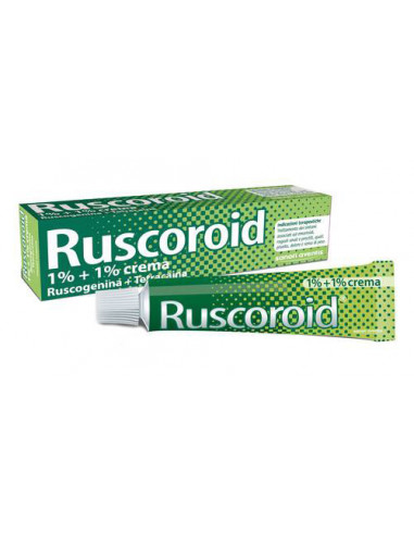 Ruscoroid*rett crema 40g 1% piu 1%