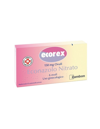 Ecorex*6 ovuli vaginali 150mg