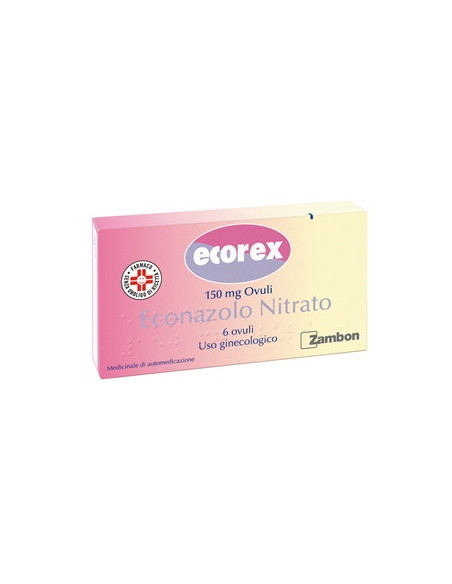 Ecorex*6 ovuli vaginali 150mg