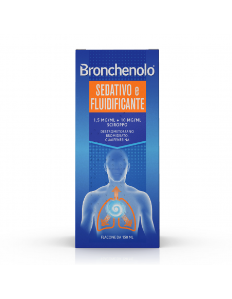 Bronchenolo sedativo fluidificante sciroppo 150ml 1,5mg + 10mg