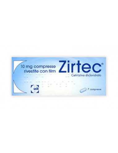 Zirtec*7cpr riv 10mg