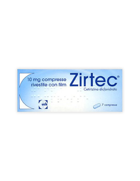 Zirtec*7 compresse riv 10mg