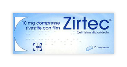 Zirtec*7cpr riv 10mg