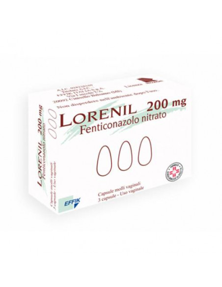 Lorenil*3 capsule molli vag 200mg