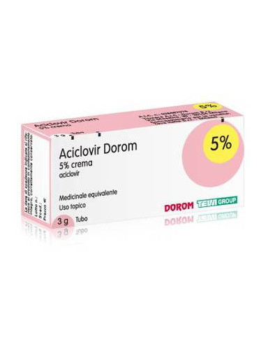 Aciclovir drm crema 5% 3gr