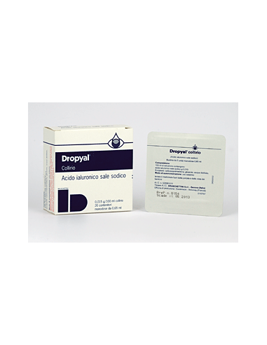 BRUSCETTINI DROPYAL COLLIRIO OCCHIO SECCO 20 FLACONI MONODOSI 0,65ML