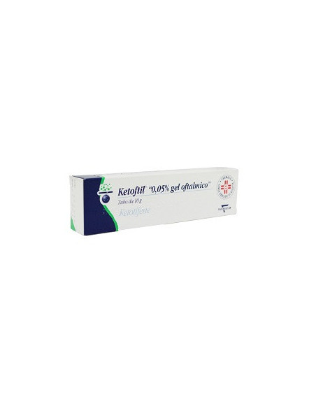 Ketoftil*oft gel 10g 0,5mg g