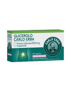 Supposte glicerolo 12 sup latt