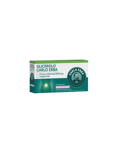 SUPPOSTE GLICEROLO 12 SUP LATT