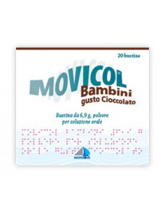 Movicol cioccolato bambini 20 bustine 6,9g