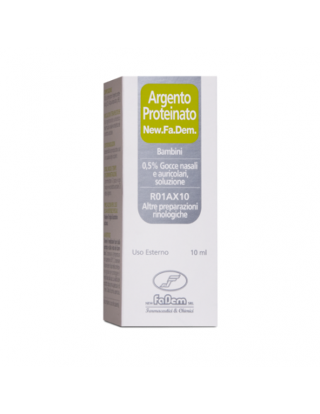 Argento proteinato decongestionante bambini 0,5% 10ml