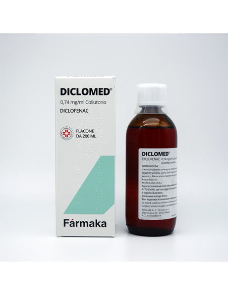 Diclomed*collut 1 flaconcini 200ml