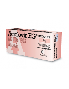 Aciclovir eg*crema 3 g