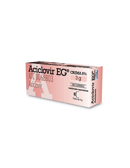 Aciclovir eg*crema 3 g