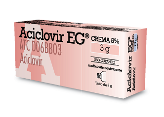 Aciclovir eg crema 3 g