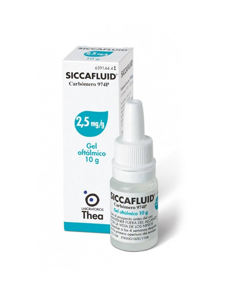 Siccafluid*gel oft 10g 2,5mg g