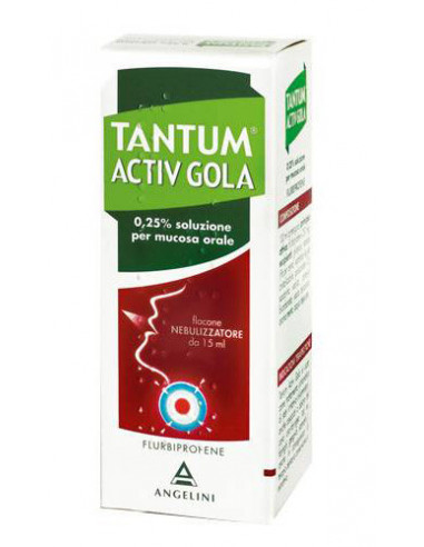 TANTUM VERDE GOLA NEBULIZZATORE 15ML 0,25%