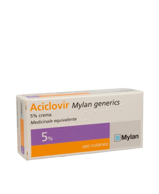 Aciclovir crema 5% Mylan Generics 3g