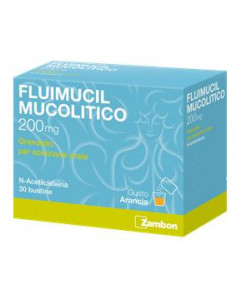 Fluimucil mucolitico 30 bustine 200mg