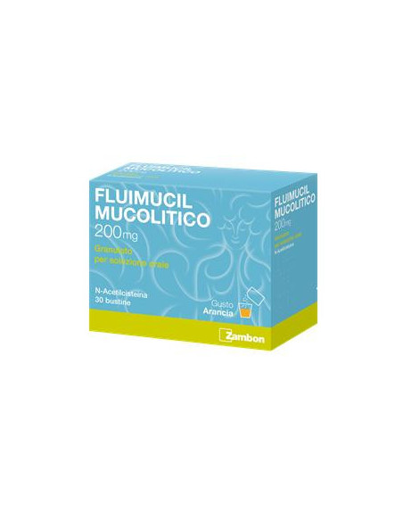 Fluimucil mucolitico 30 bustine 200mg