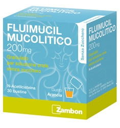 Fluimucil mucolitico 30 bustine 200mg sz